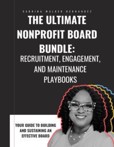 _The Ultimate Nonprofit Board Bundle Maintenance Playbook